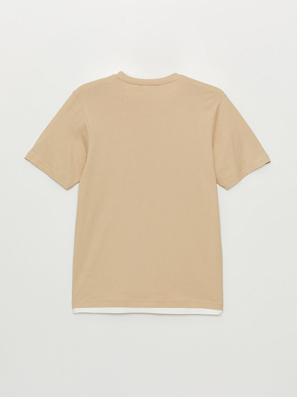 تيشيرت رجالي ياقة دائرية كم قصير مطبوع قطن ممشط-6