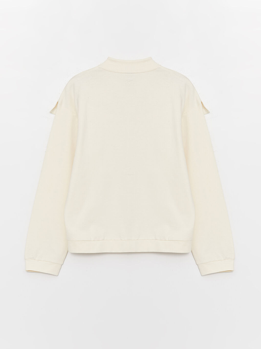 Crew Neck Long Sleeve Girl's Cardigan -S47412Z4-FEL