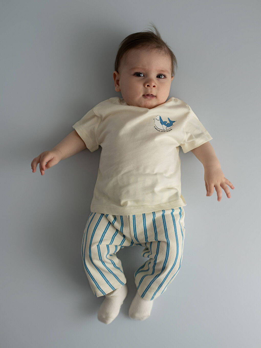 Crew Neck Printed Baby Boy 3-Pack Set -S47438Z1-FES
