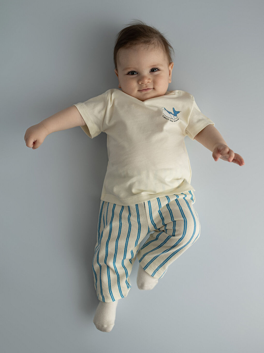 Crew Neck Printed Baby Boy 3-Pack Set -S47438Z1-FES