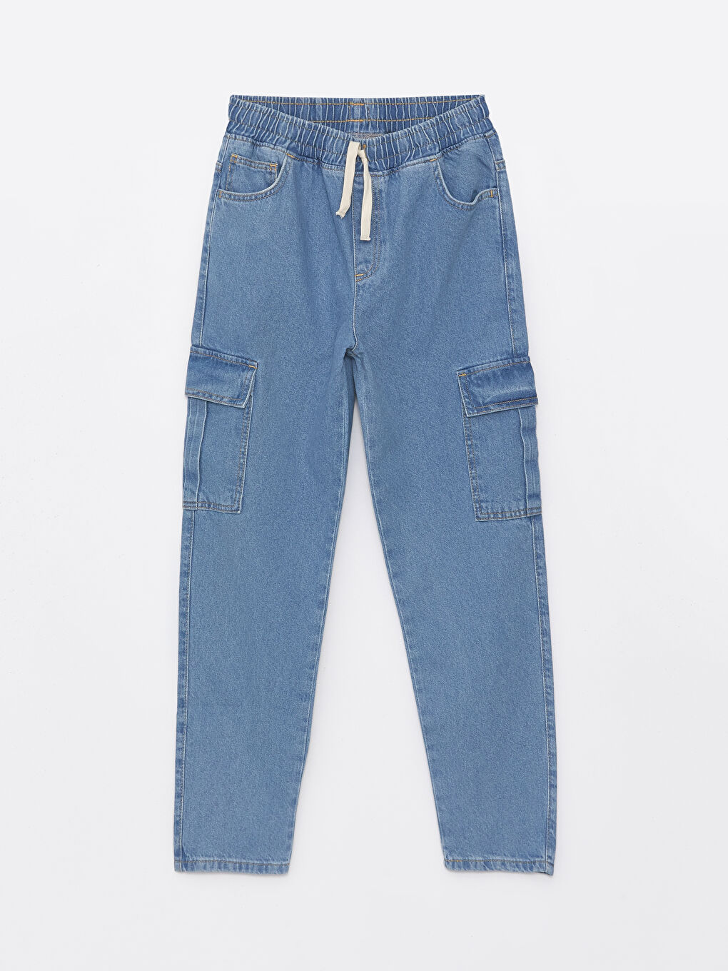 Relaxed Fit Elasticated Waist Boys' Cargo Jogger Pants -S47468Z4-507