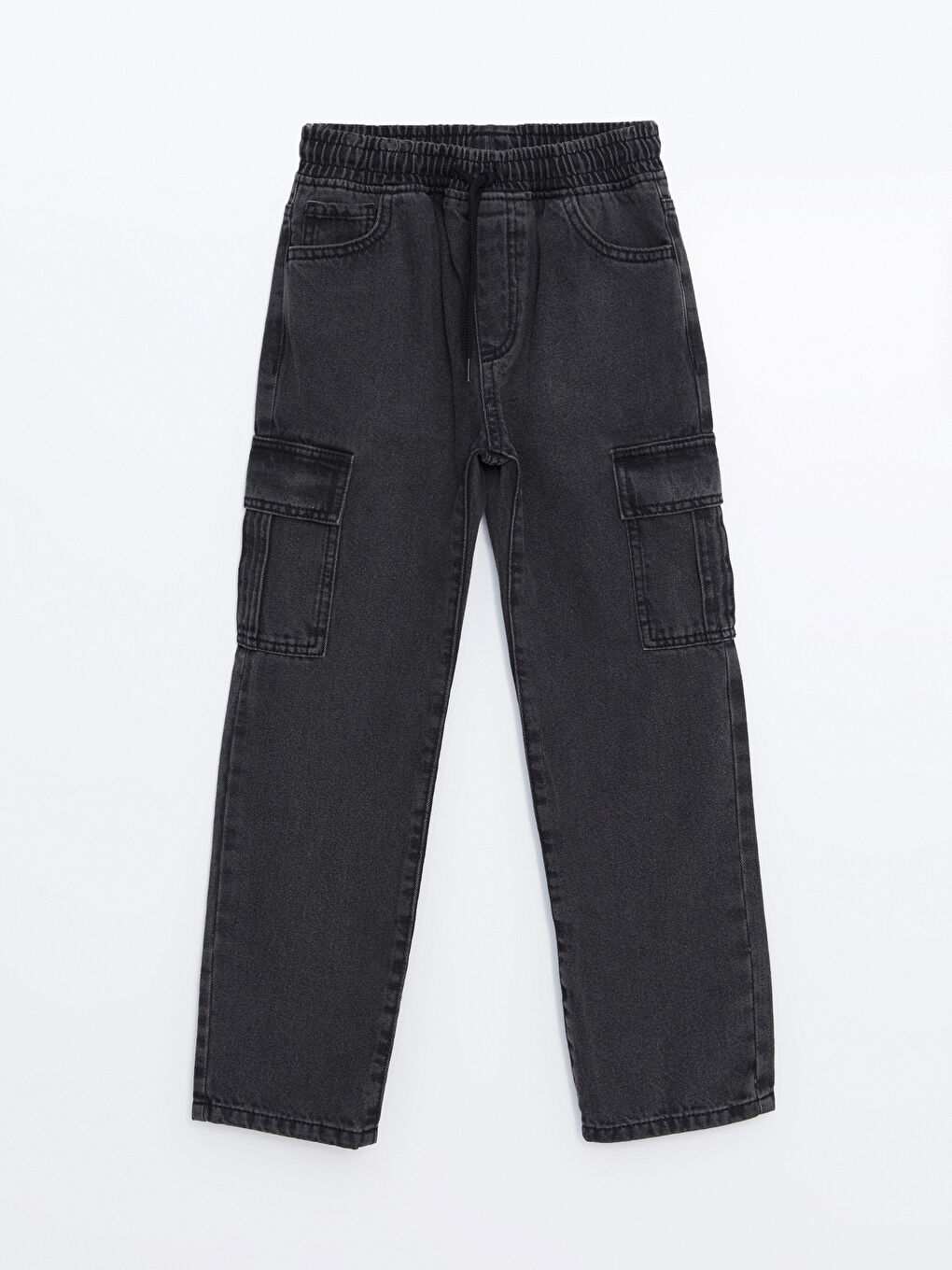 LC Waikiki Elasticated Waist Boys' Cargo Jeans -S47471Z4-326