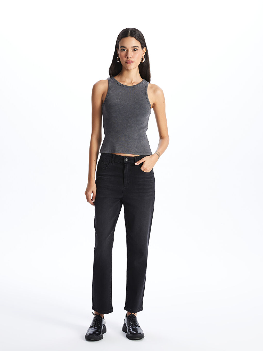 Straight Fit Women's Jeans -S47481Z8-327