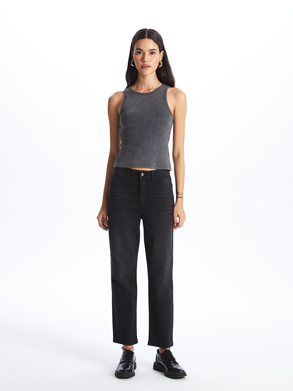Straight Fit Women's Jeans -S47481Z8-327