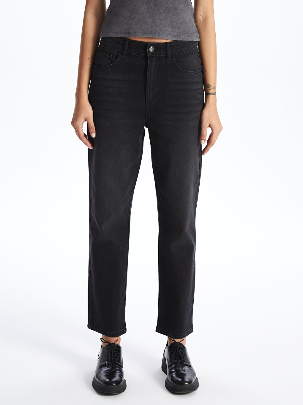 Straight Fit Women's Jeans -S47481Z8-327