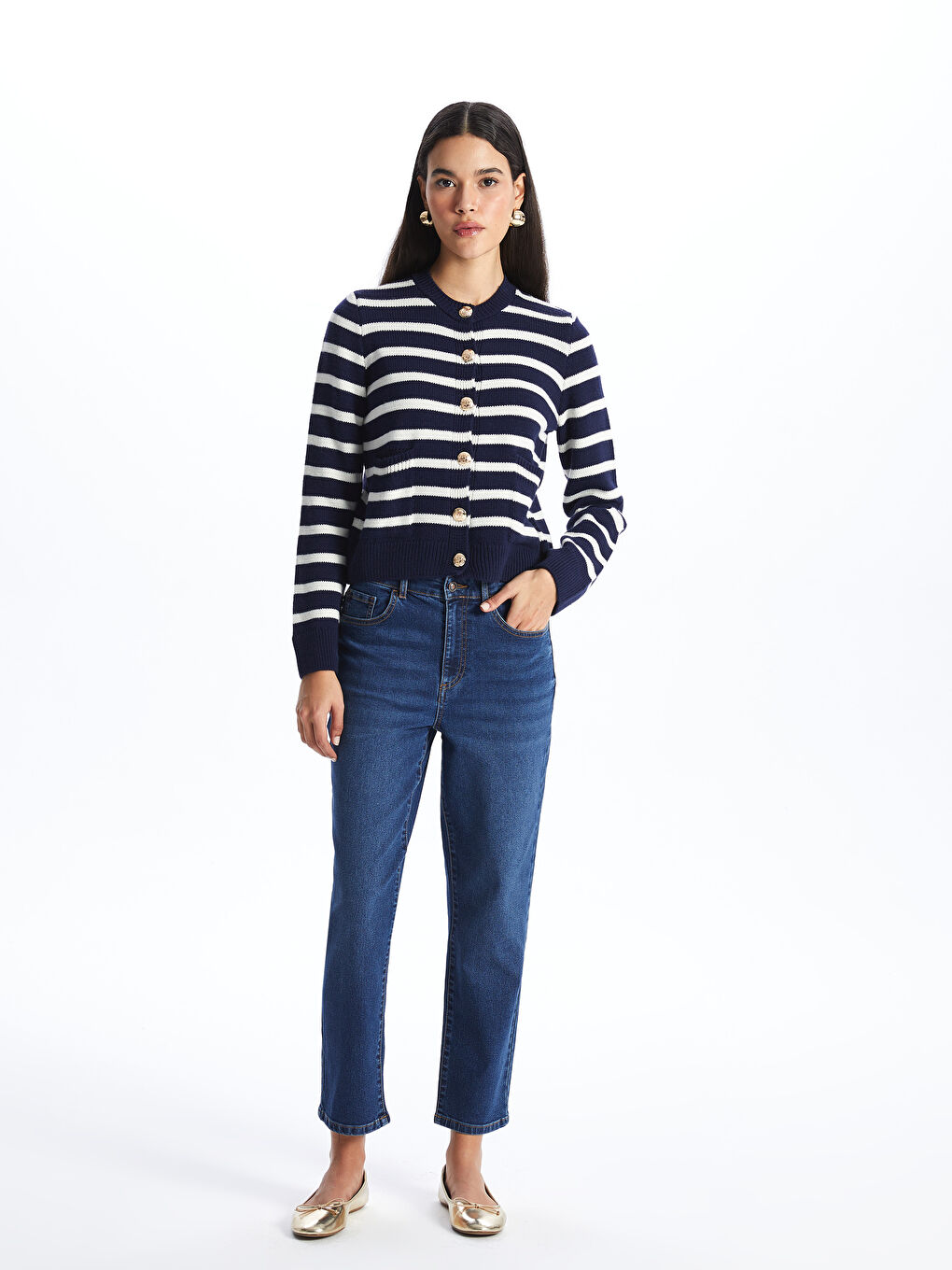 LCW Jeans Straight Fit Kadın Jean Pantolon -S47497Z8-309