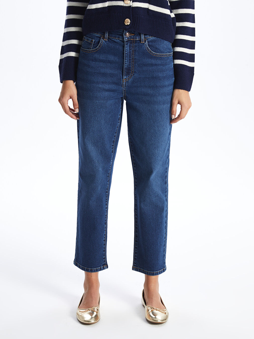 LCW Jeans Straight Fit Kadın Jean Pantolon -S47497Z8-309