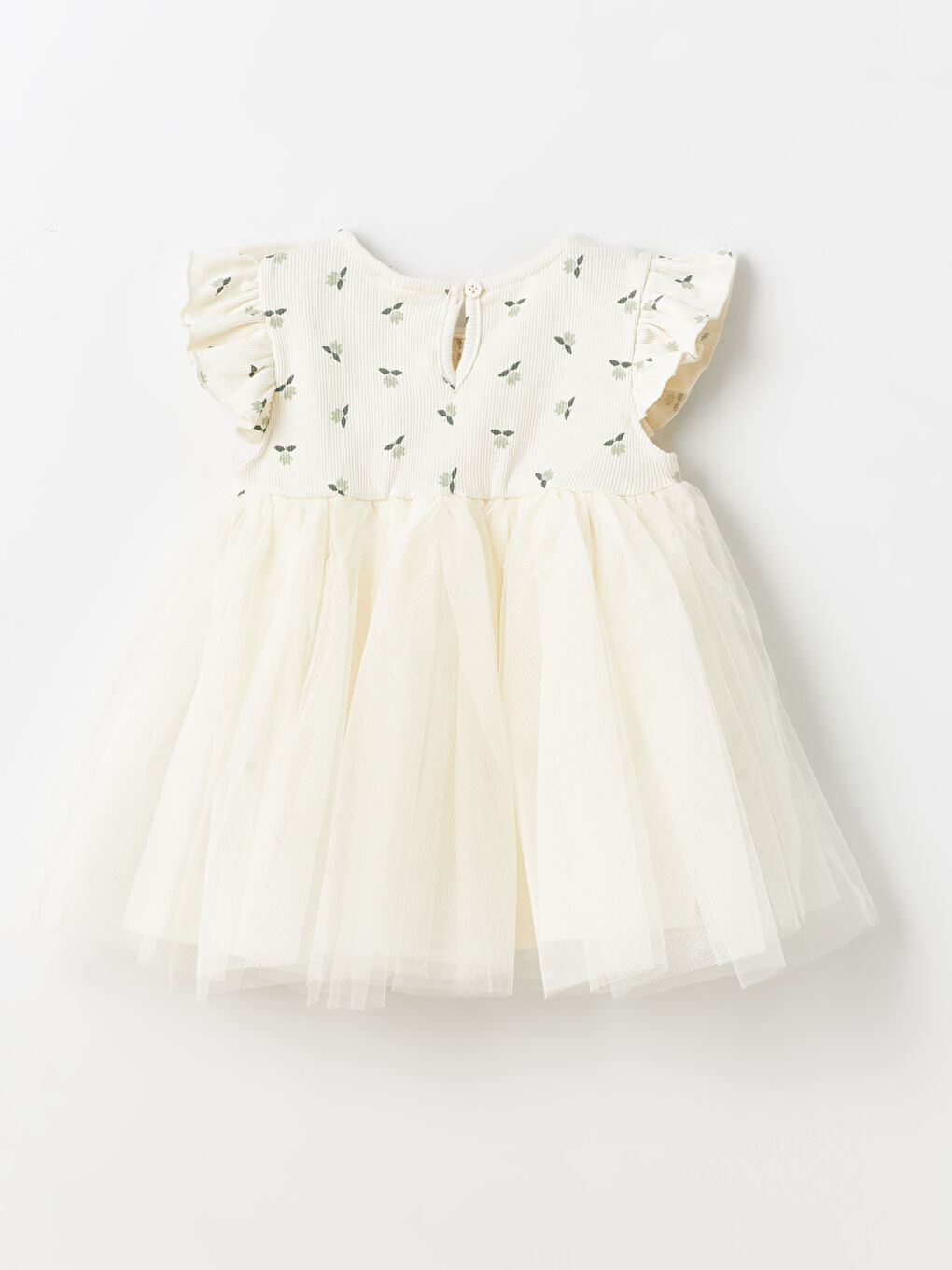 Haljina za bebe okrugli izraz sa suknjom od tila -S47607Z1-LRB