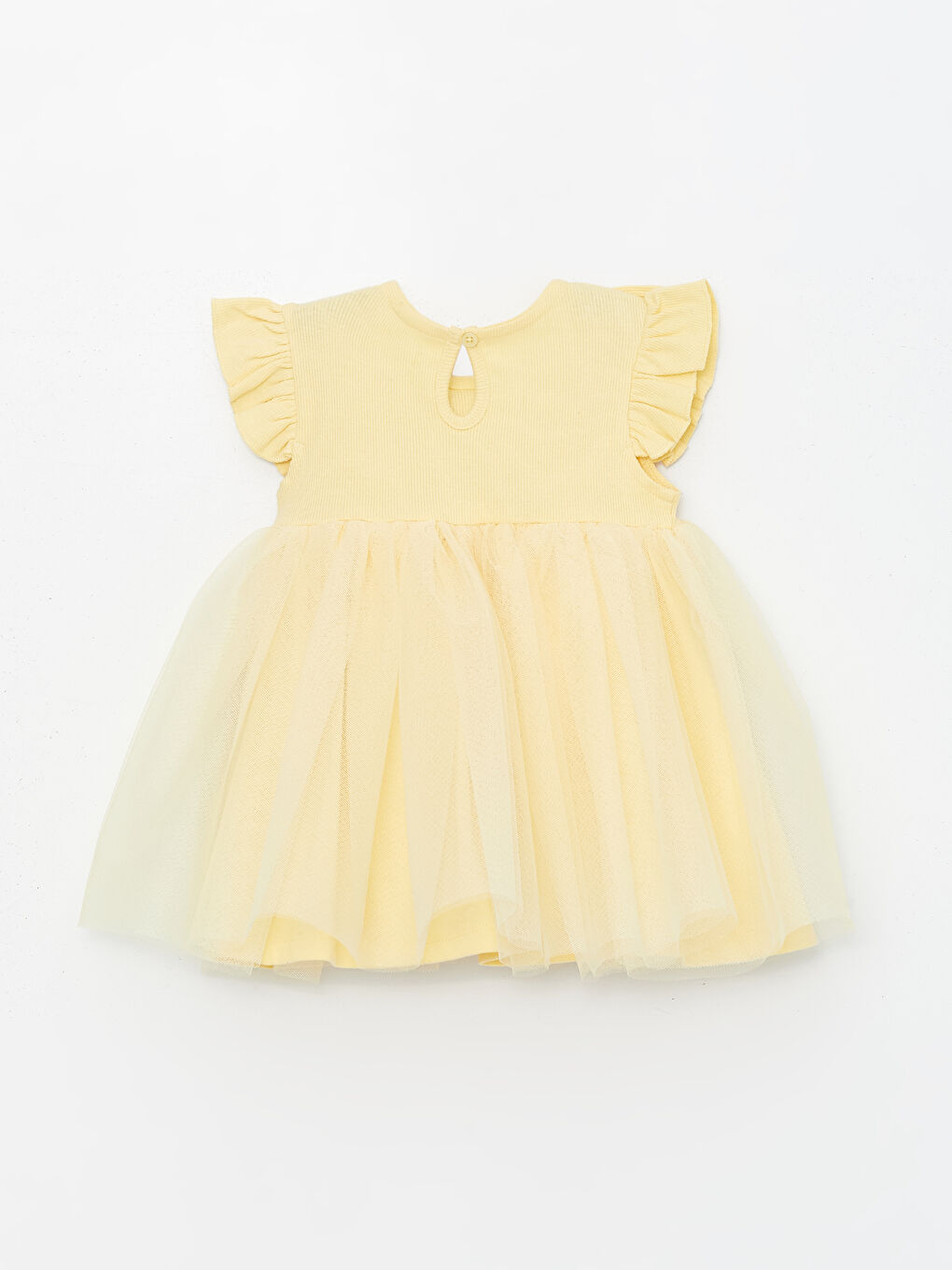 Crew Neck Tulle Skirt Baby Girls' Dress -S47607Z1-VHA