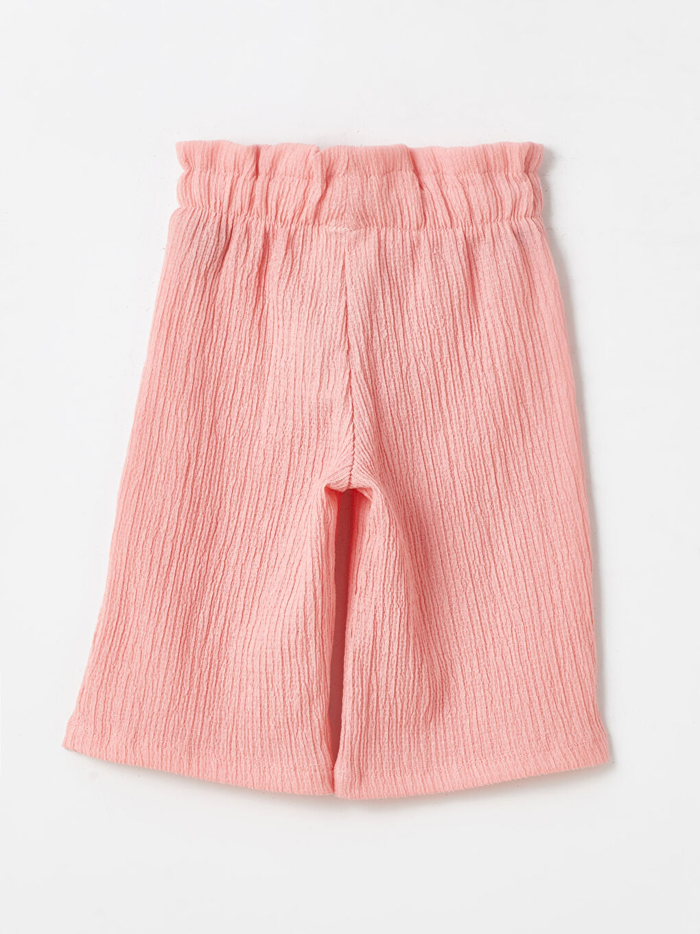 LCW baby Pembe Beli Lastikli Basic Kız Bebek Pantolon - 1