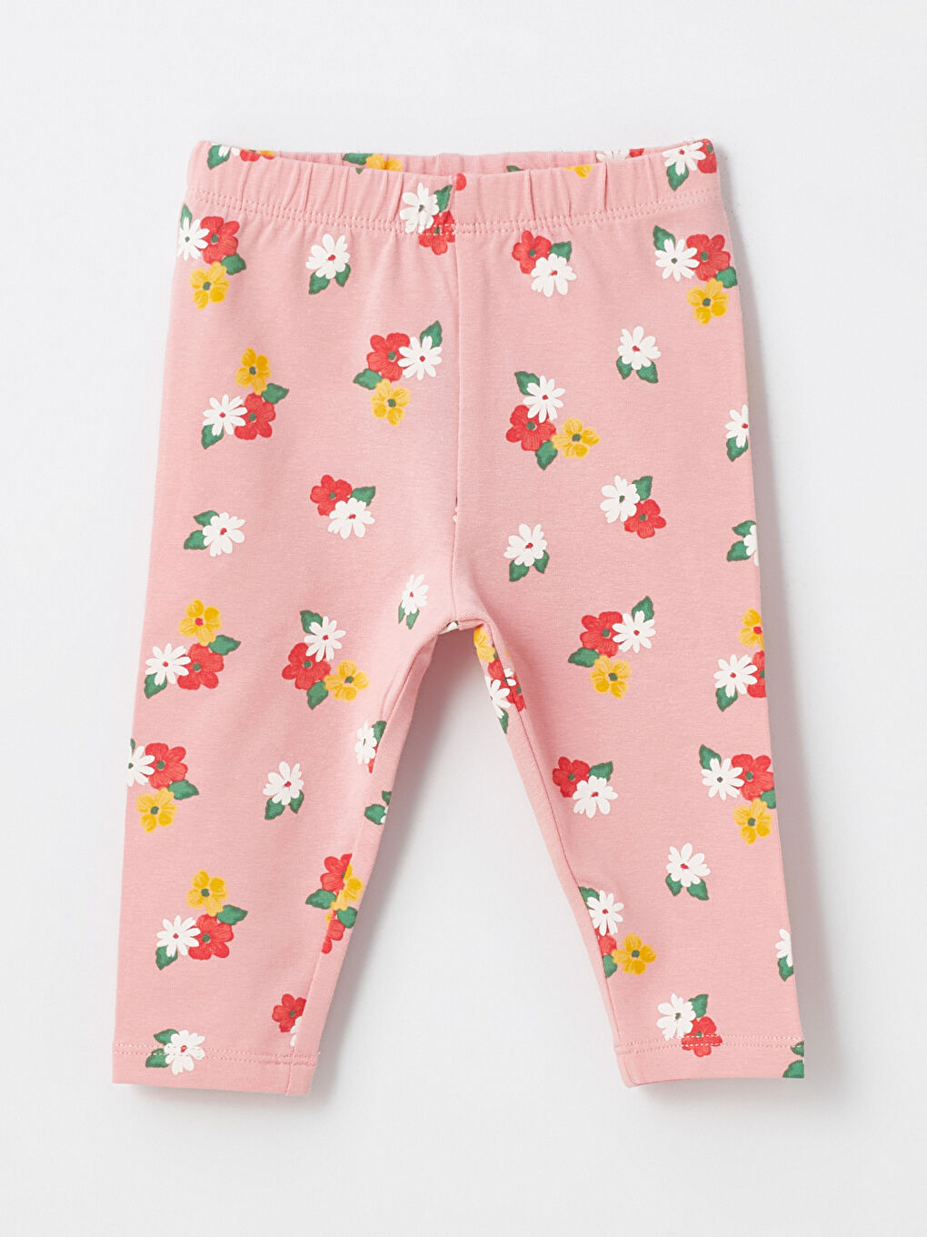 Elasticated Waist Floral Baby Girls' Leggings