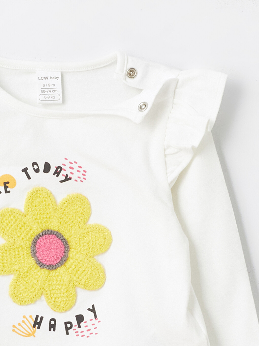 ちょこページ LCW Kids Bisiklet Yaka Çiçekli Kız Çocuk Tişört ve Tulum 2'li