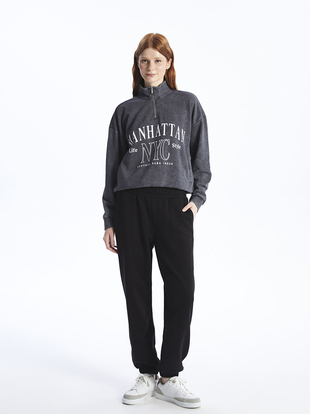 Women's Elastic Waist Regular Jogger Sweatpants -S47727Z8-CVL