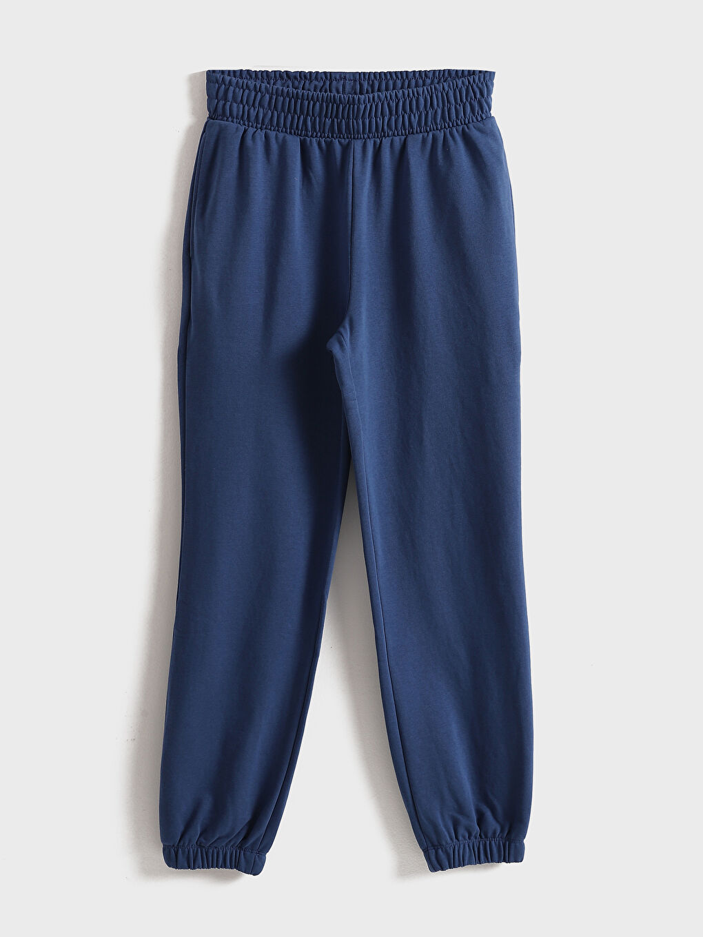 Women's Elasticated Waist Plain Jogger Sweatpants -S47731Z8-HRQ