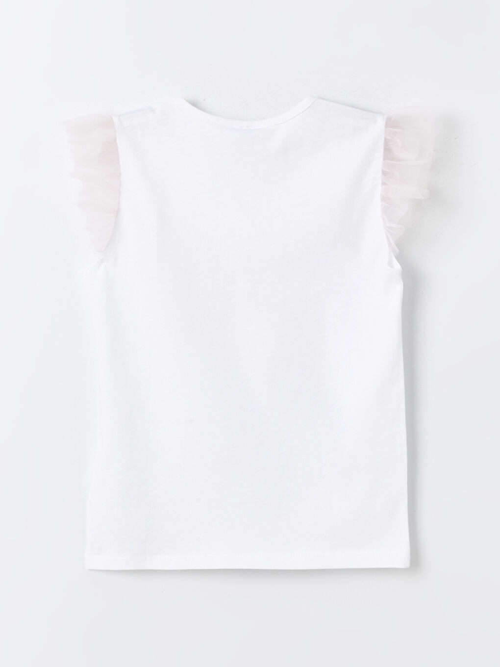 Crew Neck Sequins Embroidered Short Sleeve Girls T-Shirt -S47760Z4-Q6K
