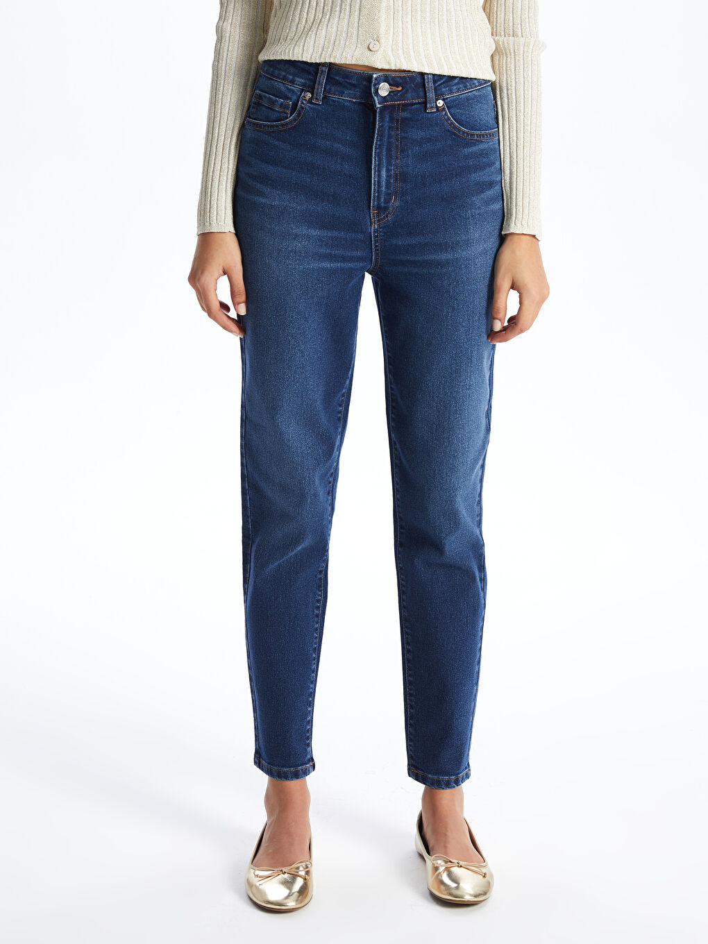 LC Waikiki Farmerke za Žene Mom Fit -S47789Z8-309
