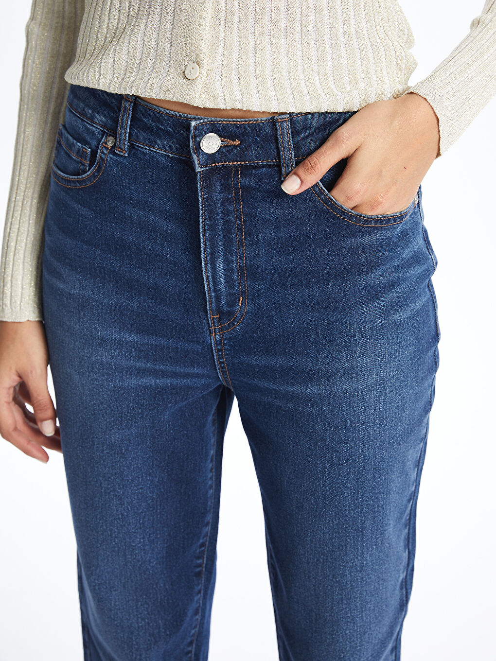 LC Waikiki Farmerke za Žene Mom Fit -S47789Z8-309