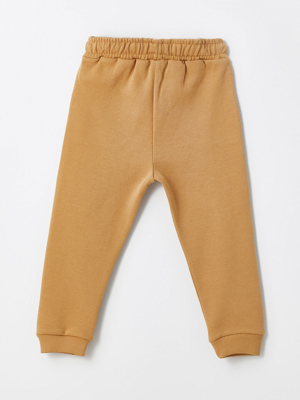 Bej Beli Lastikli Erkek Bebek Jogger Eşofman Altı-2
