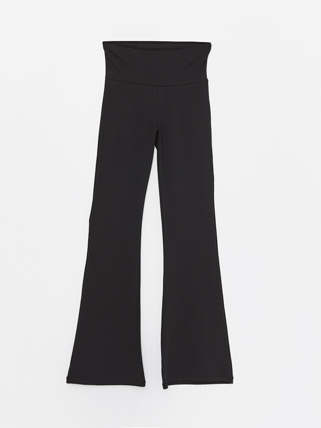 Elastic Waist Straight Flared Women's Leggings Trousers -S47866Z8-CVL