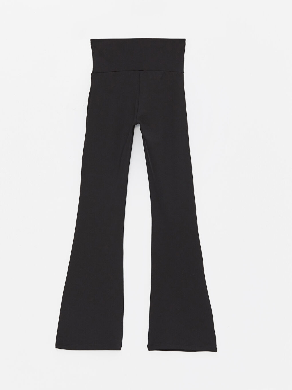 Elastic Waist Straight Flared Women's Leggings Trousers -S47866Z8-CVL