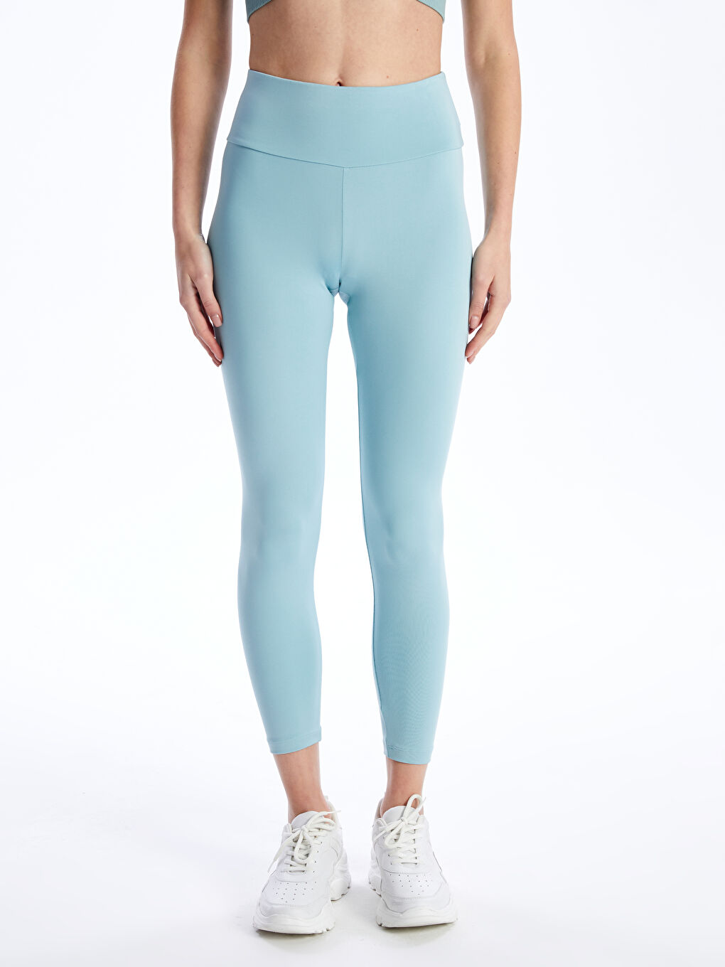 Women's Extra Narrow Fit Plain Tights with Elastic Waist -S47870Z8-VJ5