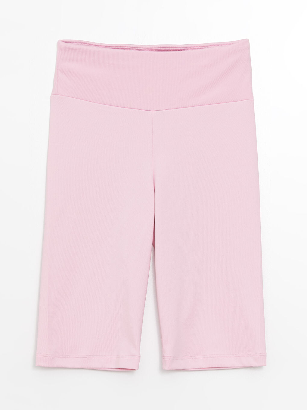 Women's Extra Narrow Fit Plain Shorts Tights with Elastic Waist -S47877Z8-YAS