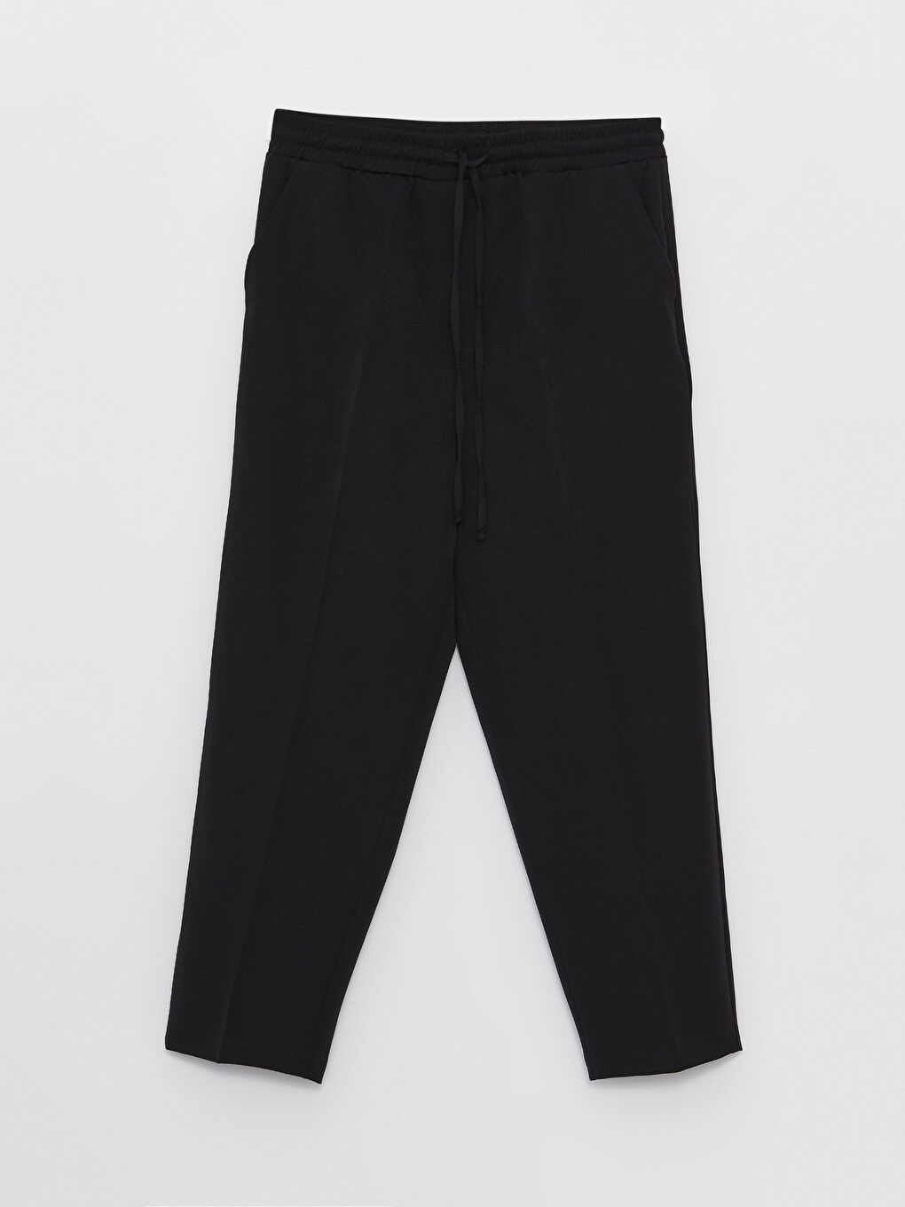 Elastic Waist Standard Fit Women's Trousers -S47882Z8-CVL