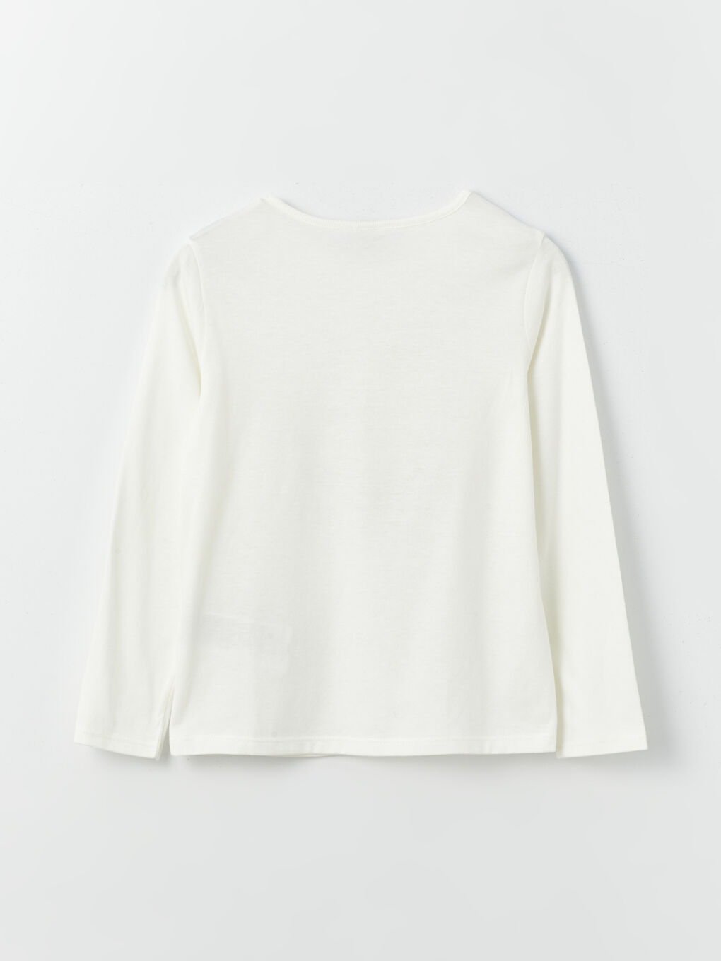 Crew Neck Printed Long Sleeve Girl T-shirt -S47886Z4-FDU