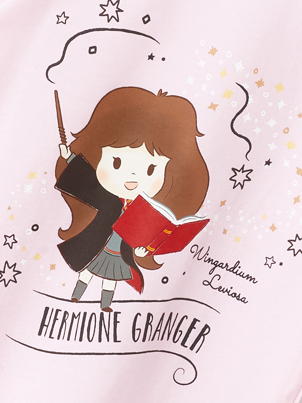 Crew Neck Harry Potter Printed Girl's Pajama Set -S47940Z4-FXK