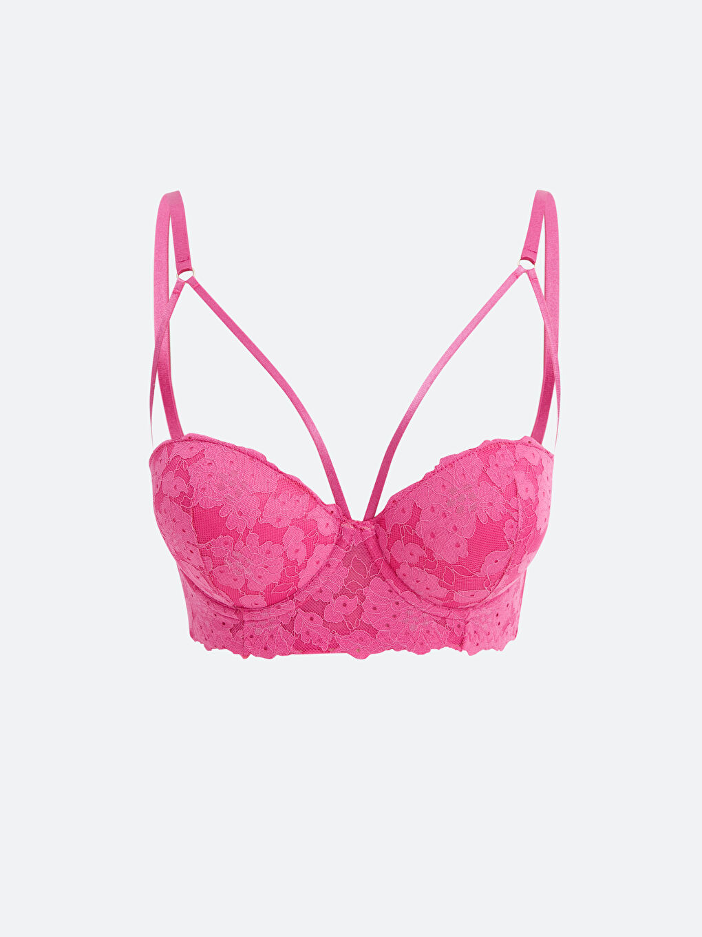 Underwire Half Padded Lace Fantasy Strapless Bra -S47998Z8-GWX