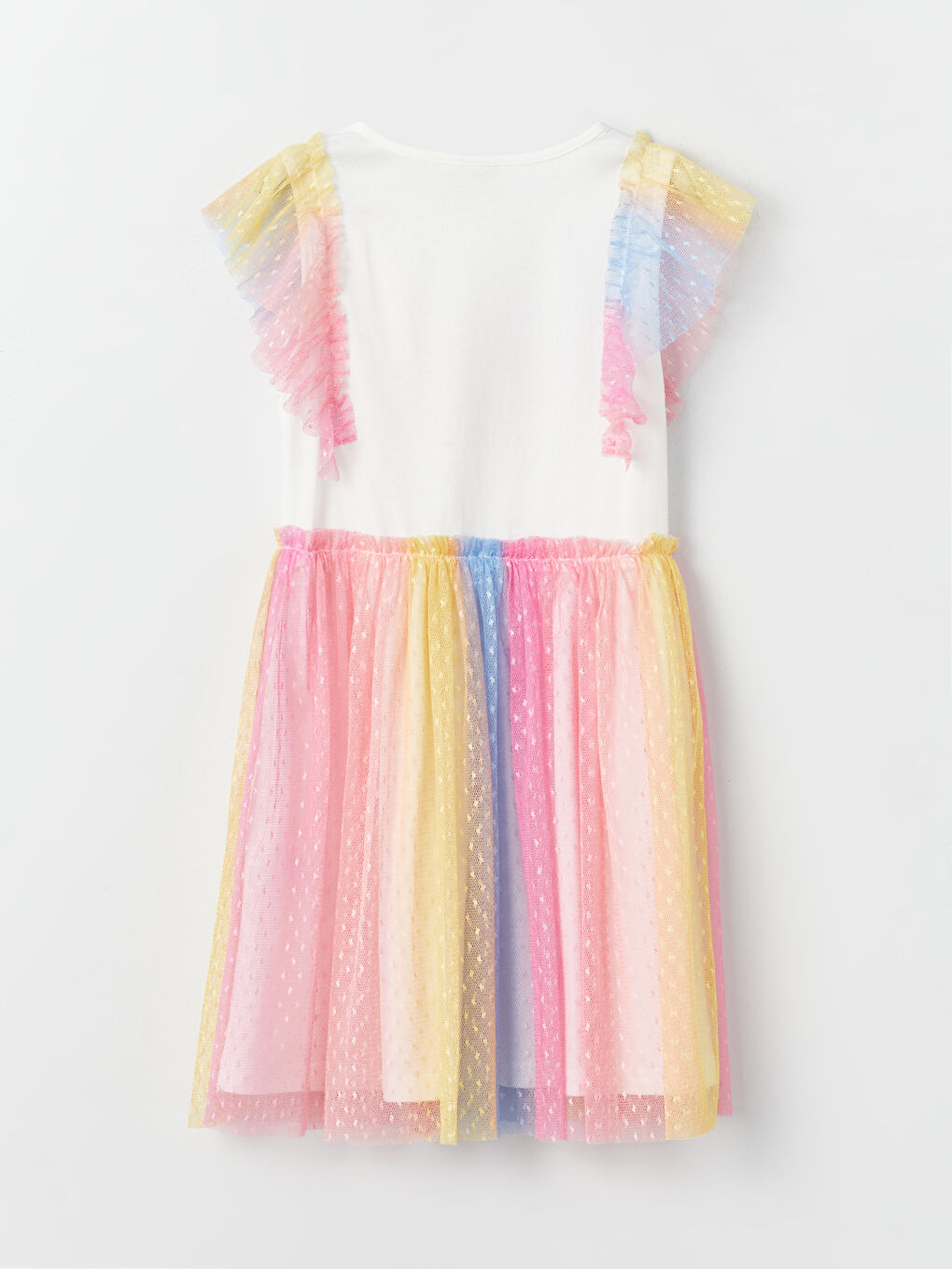 Crew Neck Girls' Dress -S48016Z4-R9J