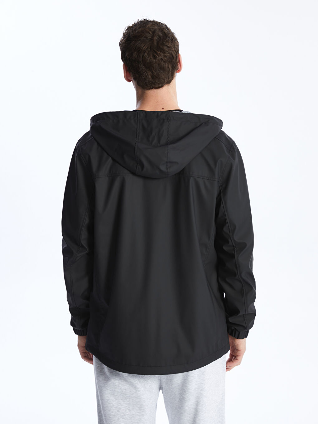 XSIDE Regular Fit Hooded Men's Raincoat -S48085Z8-CVL