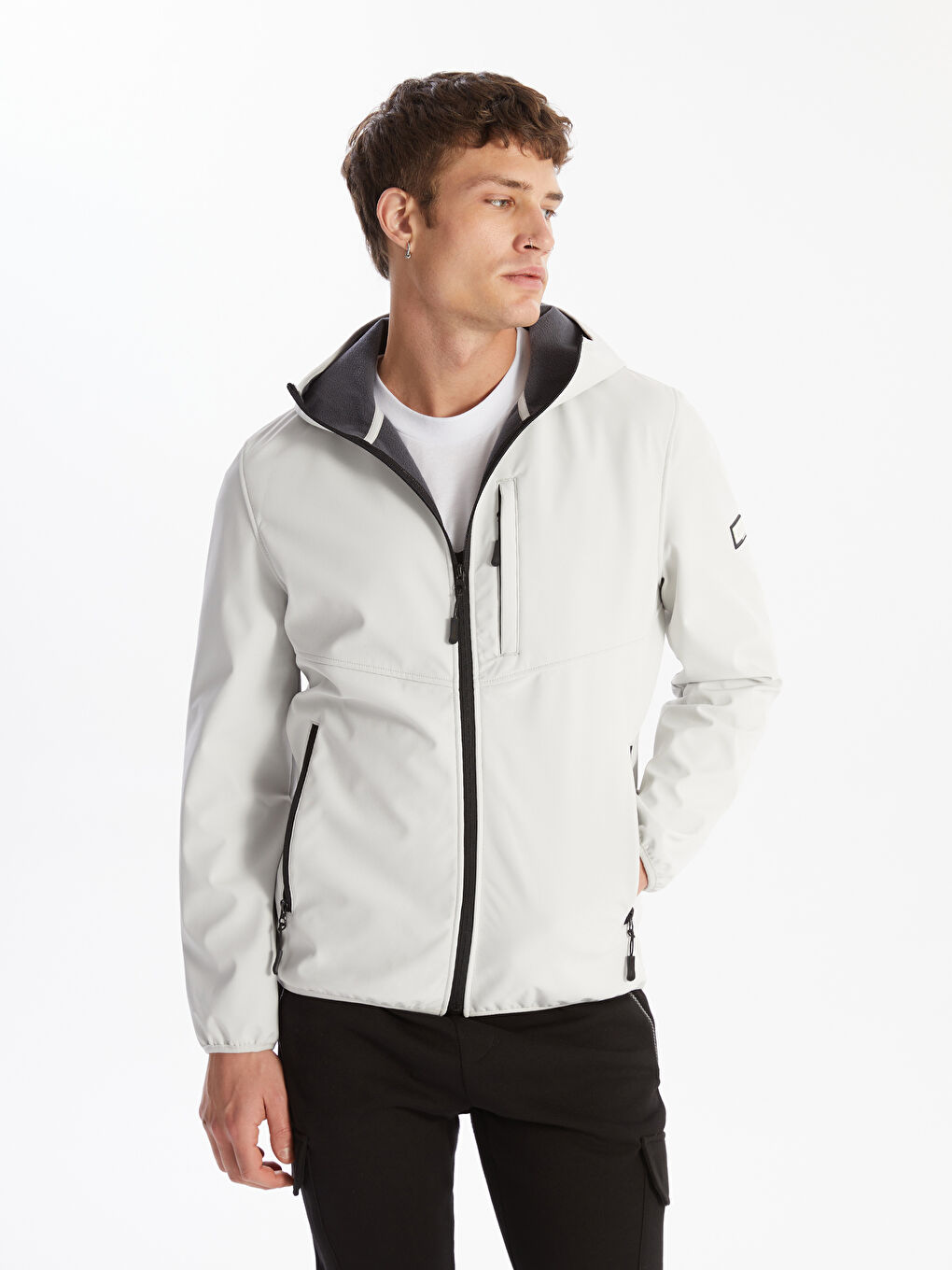 XSIDE Standard Fit Hooded Men's Coat -S48087Z8-VD7