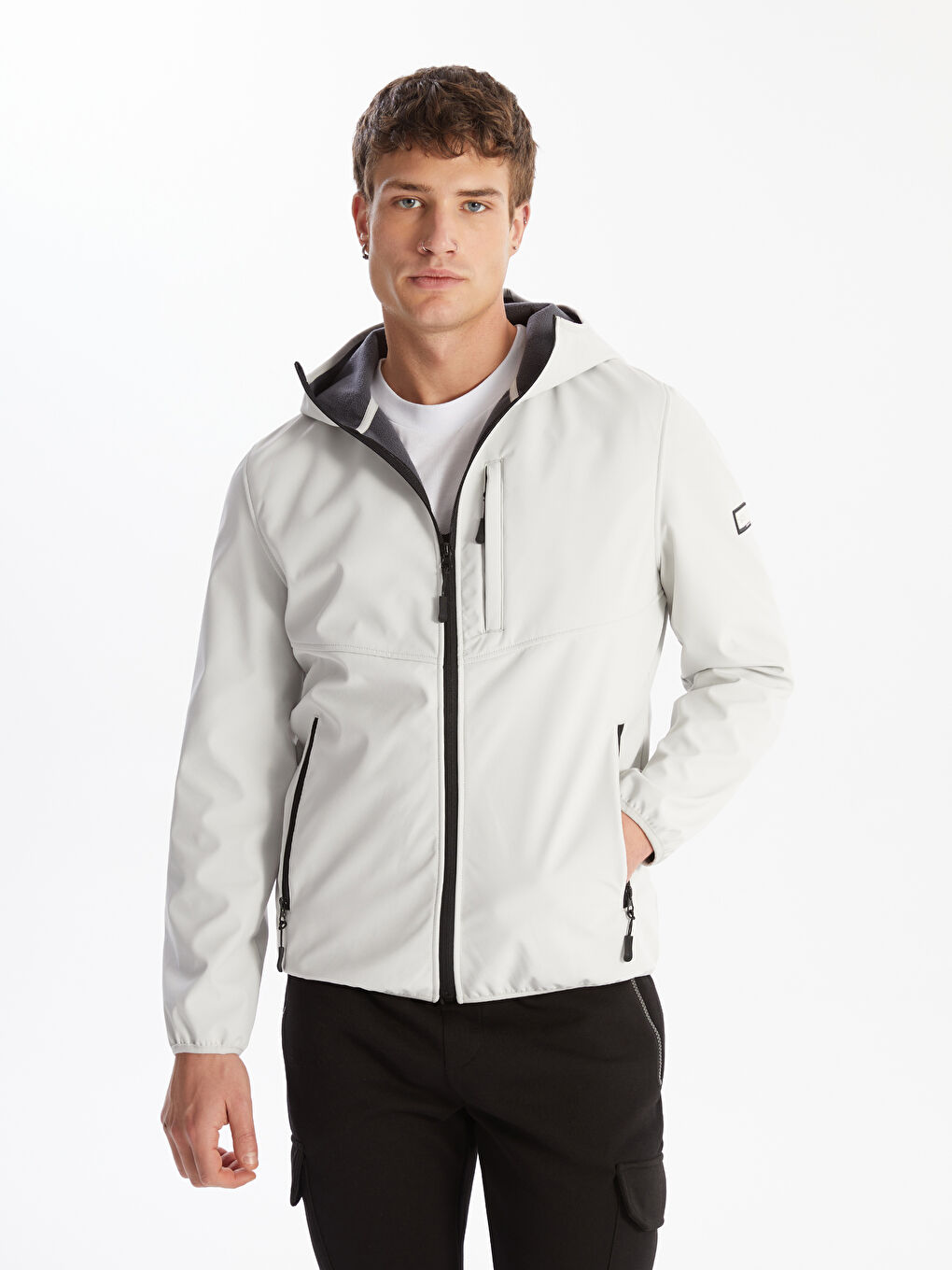 XSIDE Standard Fit Hooded Men's Coat -S48087Z8-VD7