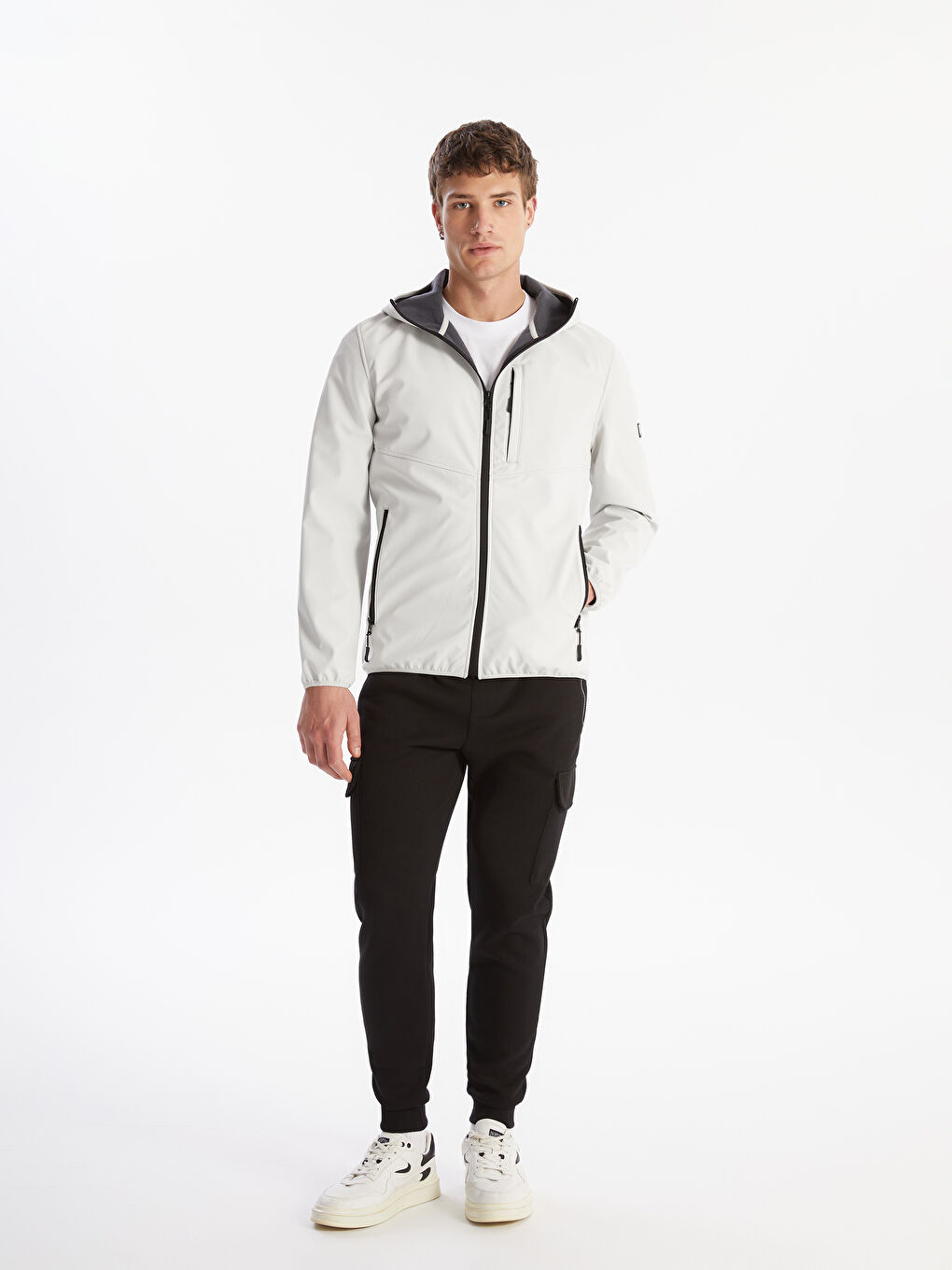 XSIDE Standard Fit Hooded Men's Coat -S48087Z8-VD7