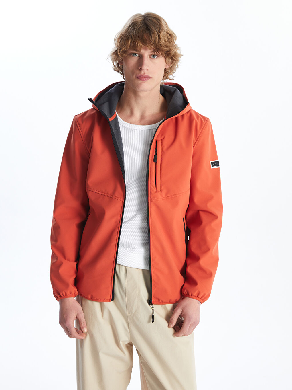 XSIDE Standard Fit Hooded Men's Coat -S48088Z8-HC7