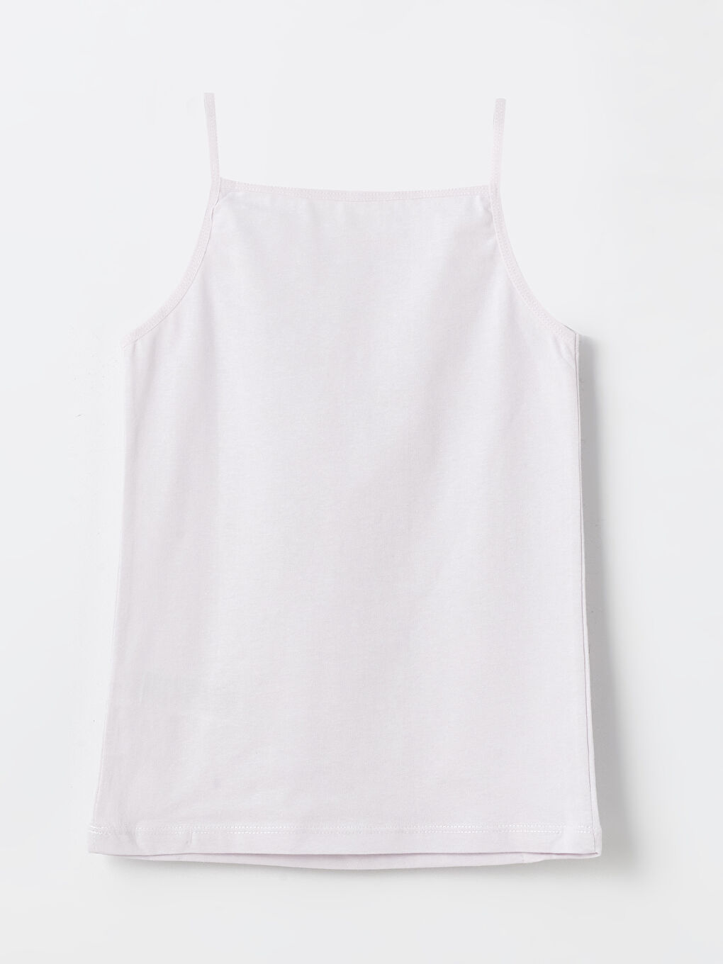 Lila Kare Yaka Askılı Kız Çocuk Atlet-1