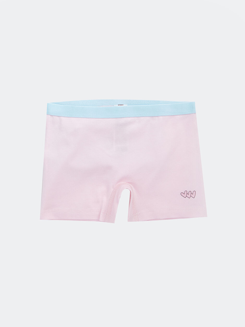 Pembe Baskılı Kız Çocuk Boxer