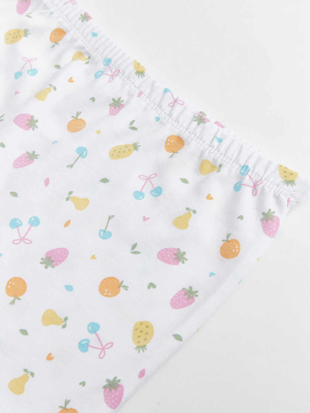 Beyaz Baskılı Kız Çocuk Boxer-2