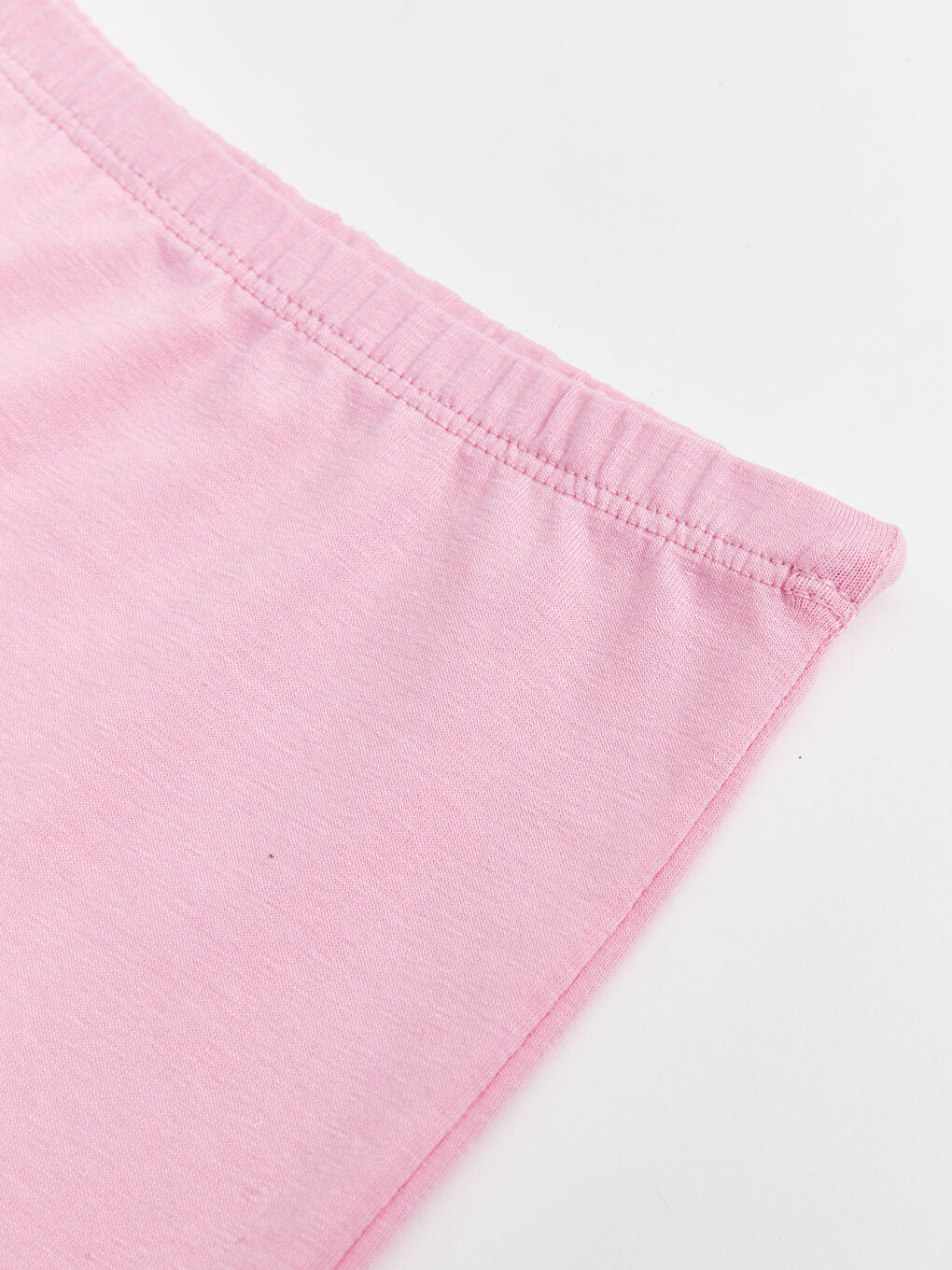Pembe Beli Lastikli Basic Kız Çocuk Boxer-2