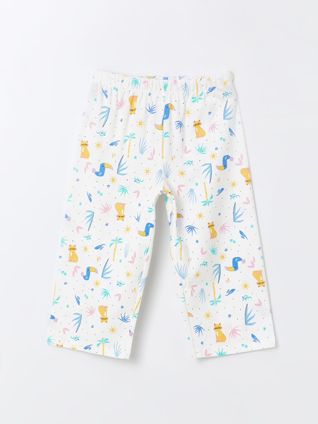 سێتی بیجامەی کاپری یه‌خه‌ خڕ بۆ کچان-3