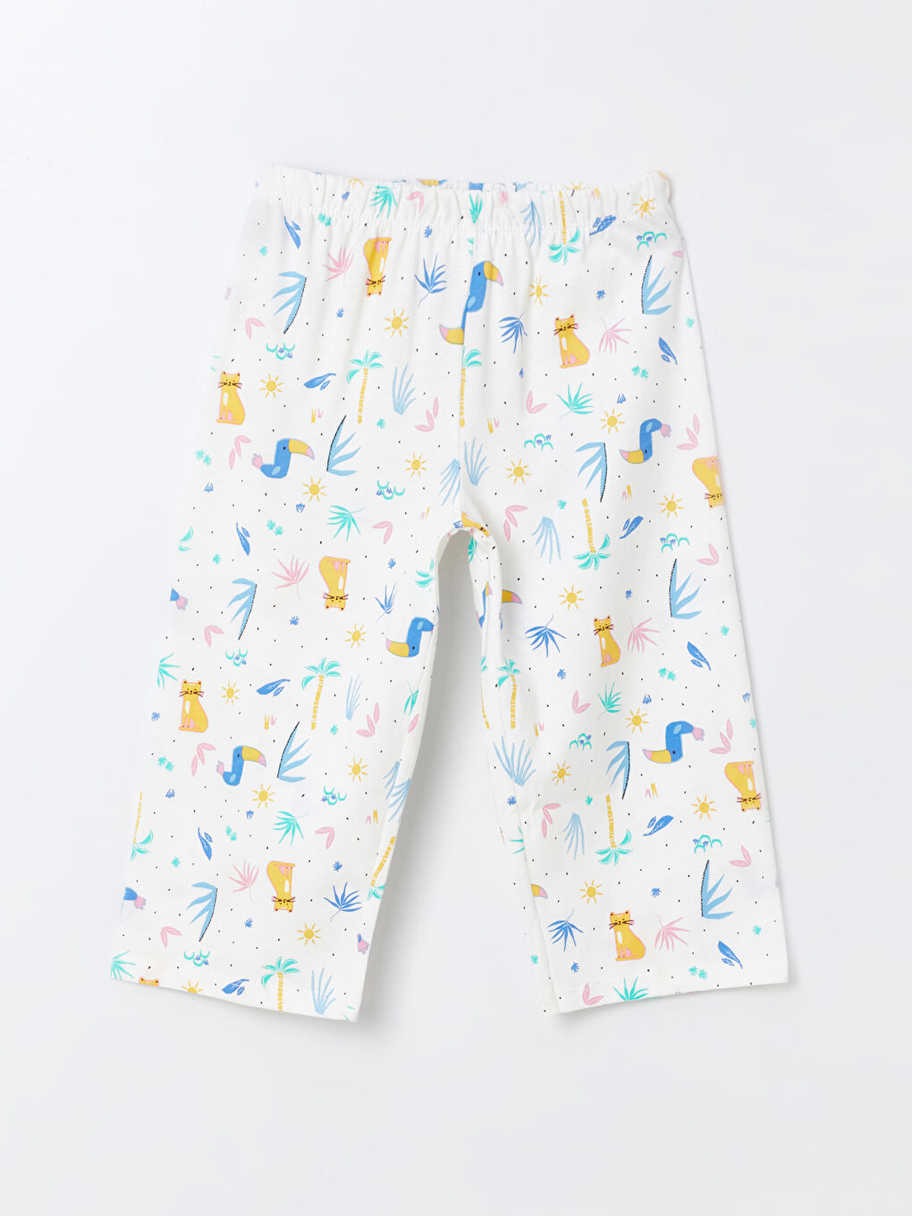 سێتی بیجامەی کاپری یه‌خه‌ خڕ بۆ کچان-4