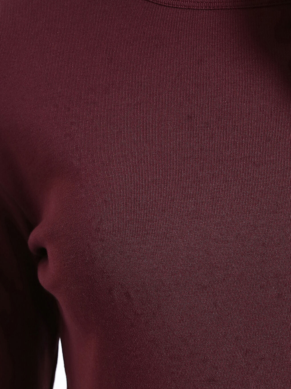 Crew Neck Plain Long Sleeve Women's T-Shirt-10