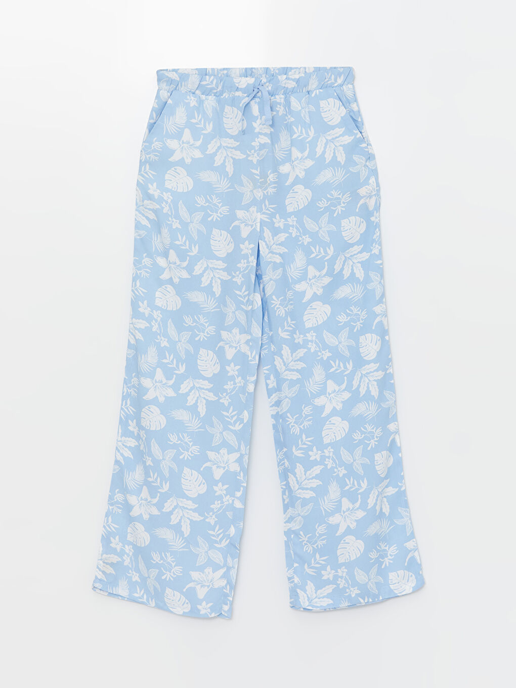 Elasticated Waist Wideleg Girls' Trousers -S48207Z4-LQQ