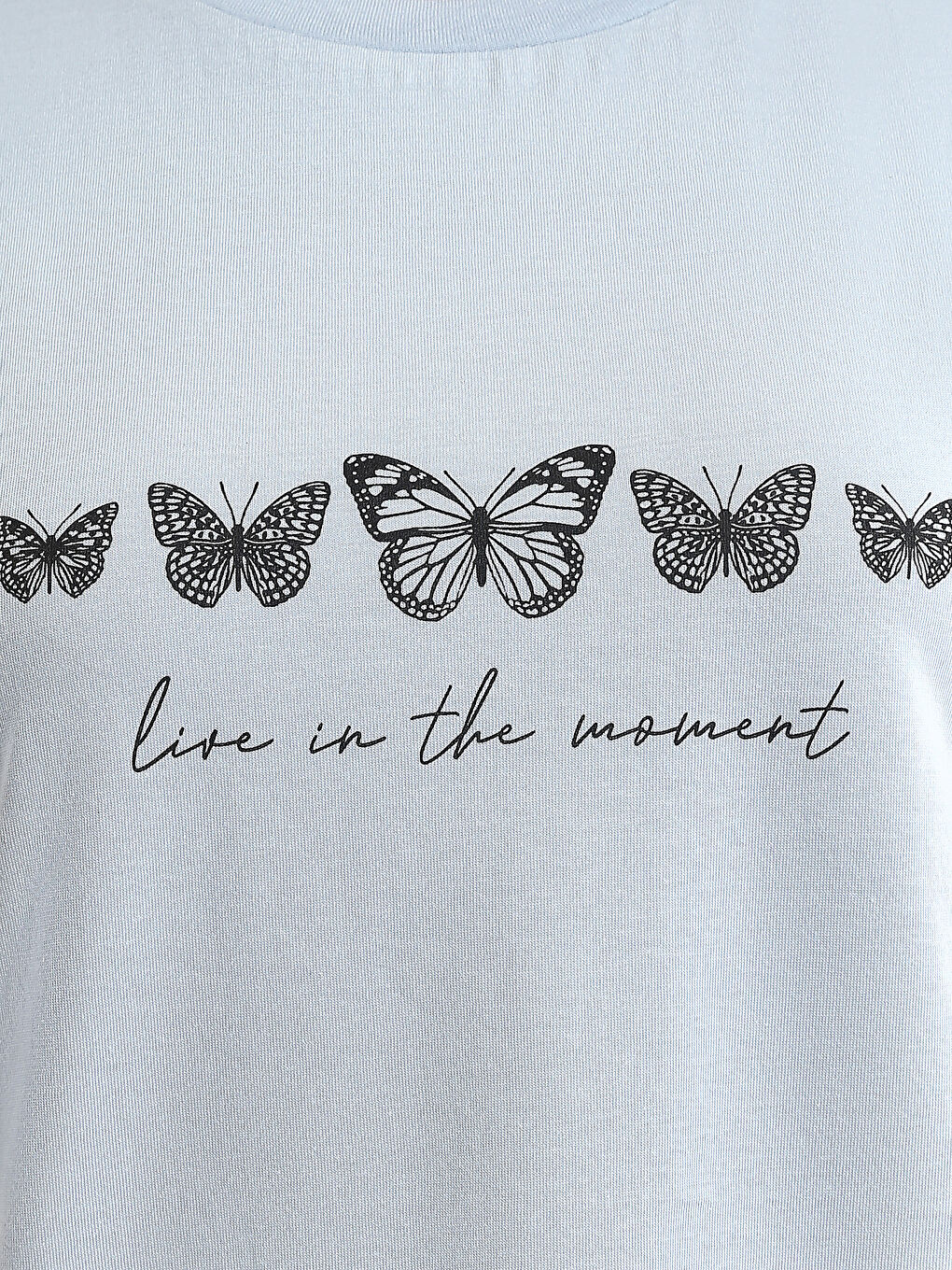 Crew Neck Printed Short Sleeve Women's T-Shirt-4