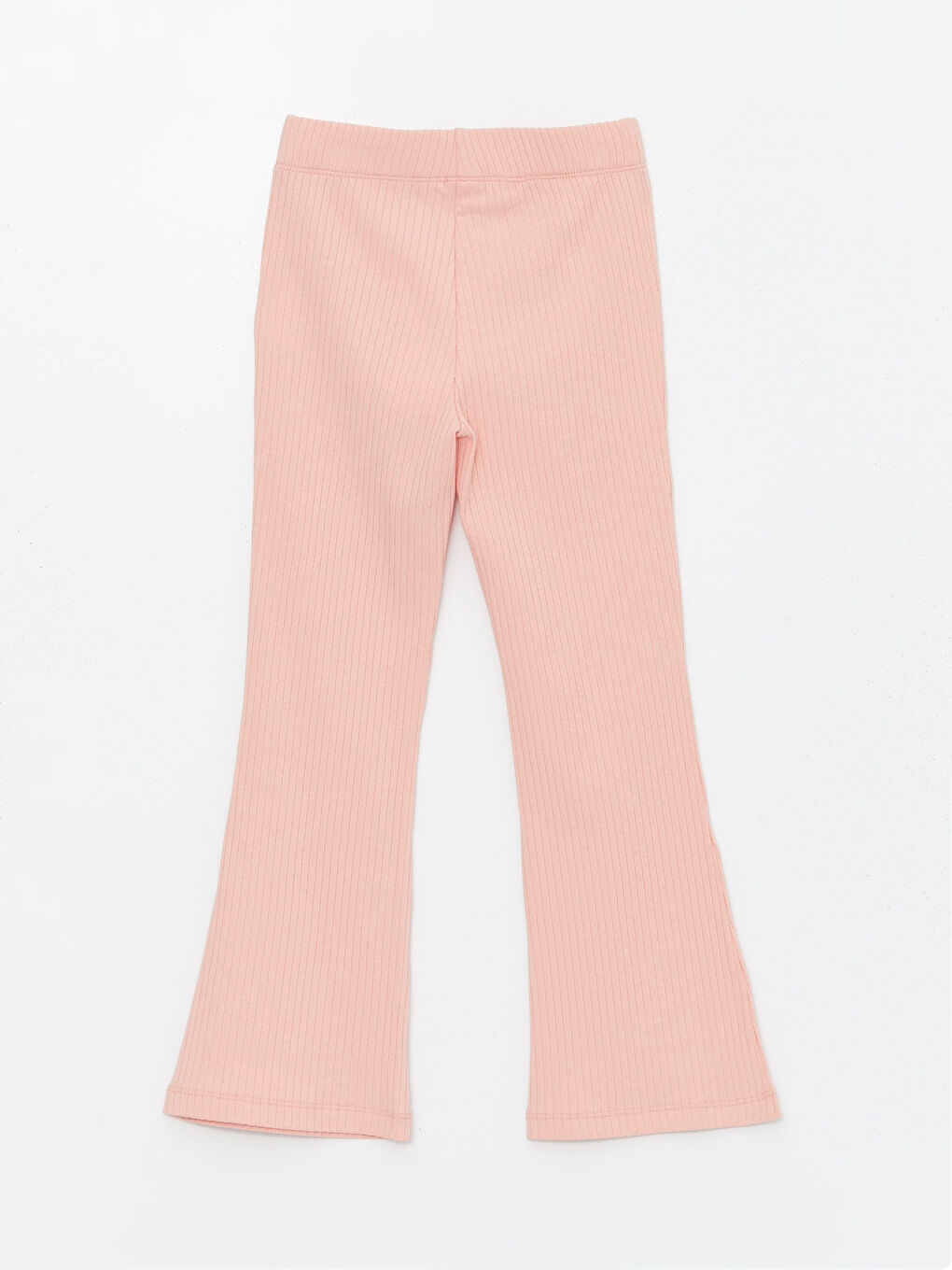 Леггинсы для девочек с эластичным поясом и расклешённой штаниной-1