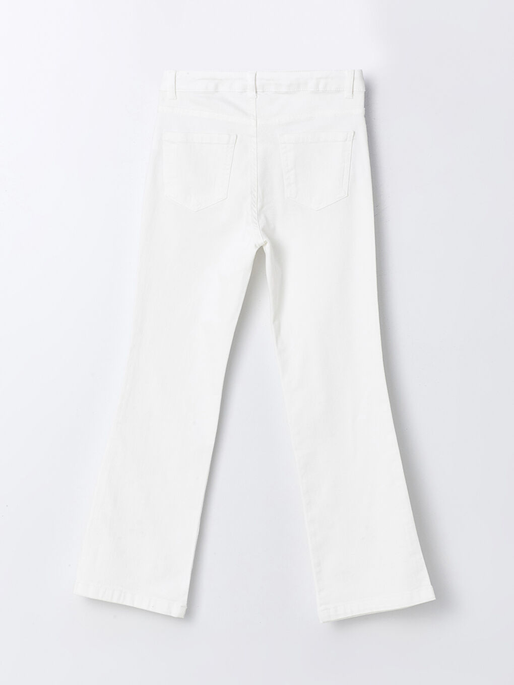 Girls' Trousers with Adjustable Elastic Waist-4
