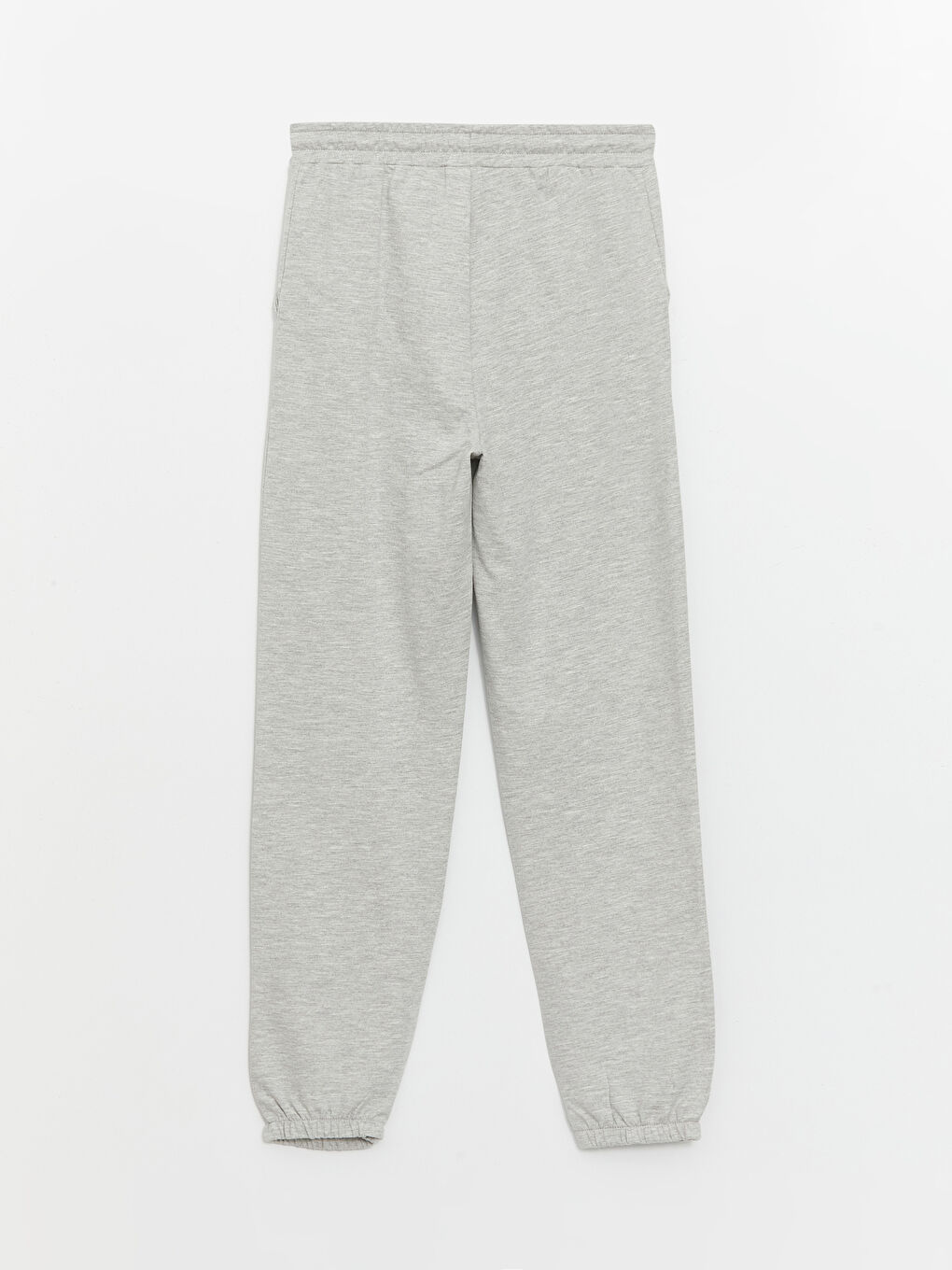 Women's Elasticated Waist Plain Jogger Sweatpants-6