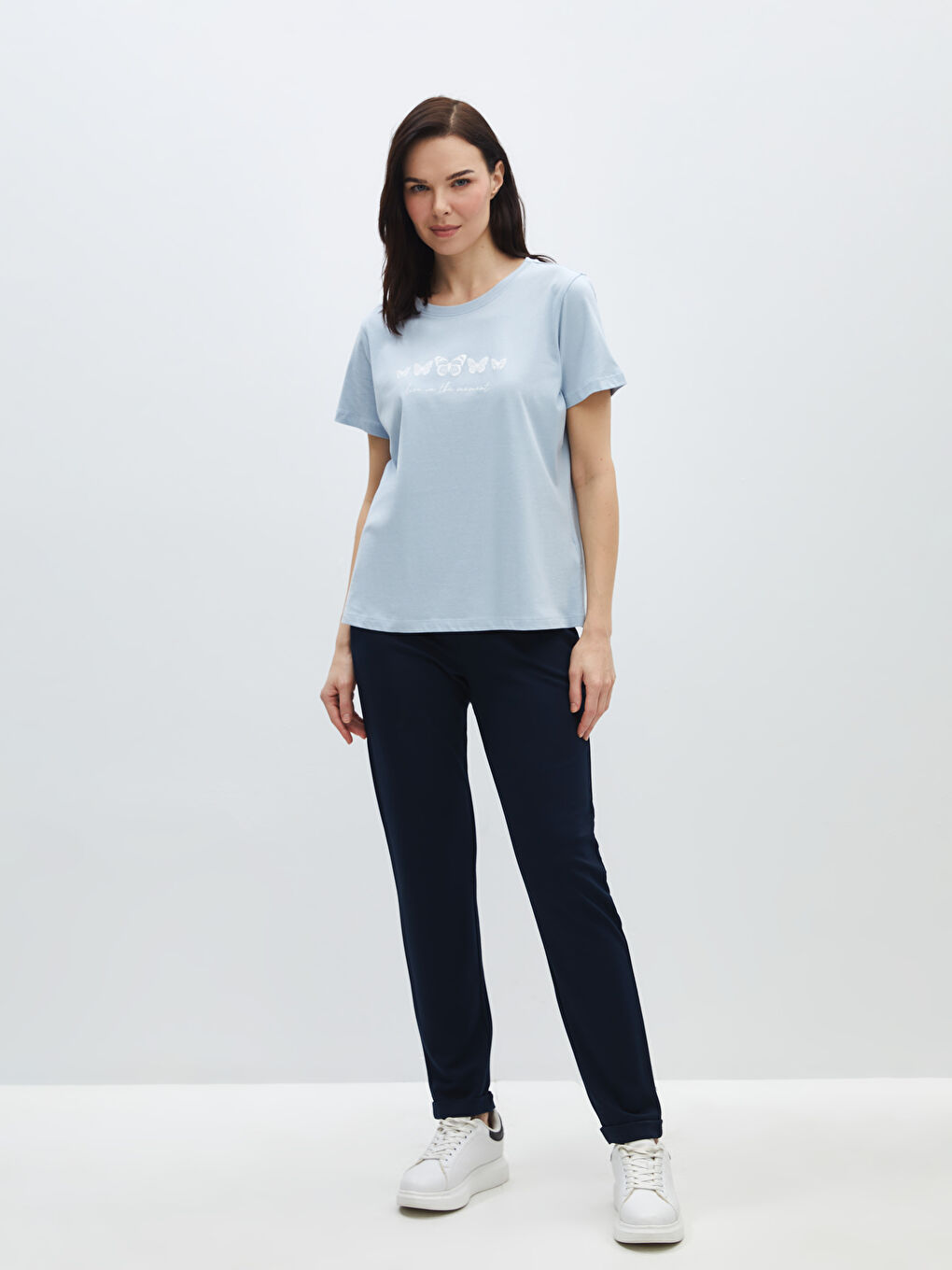 LCWAIKIKI Basic Women's Elasticated Waist Plain Sweatpants -S48234Z8-E1J