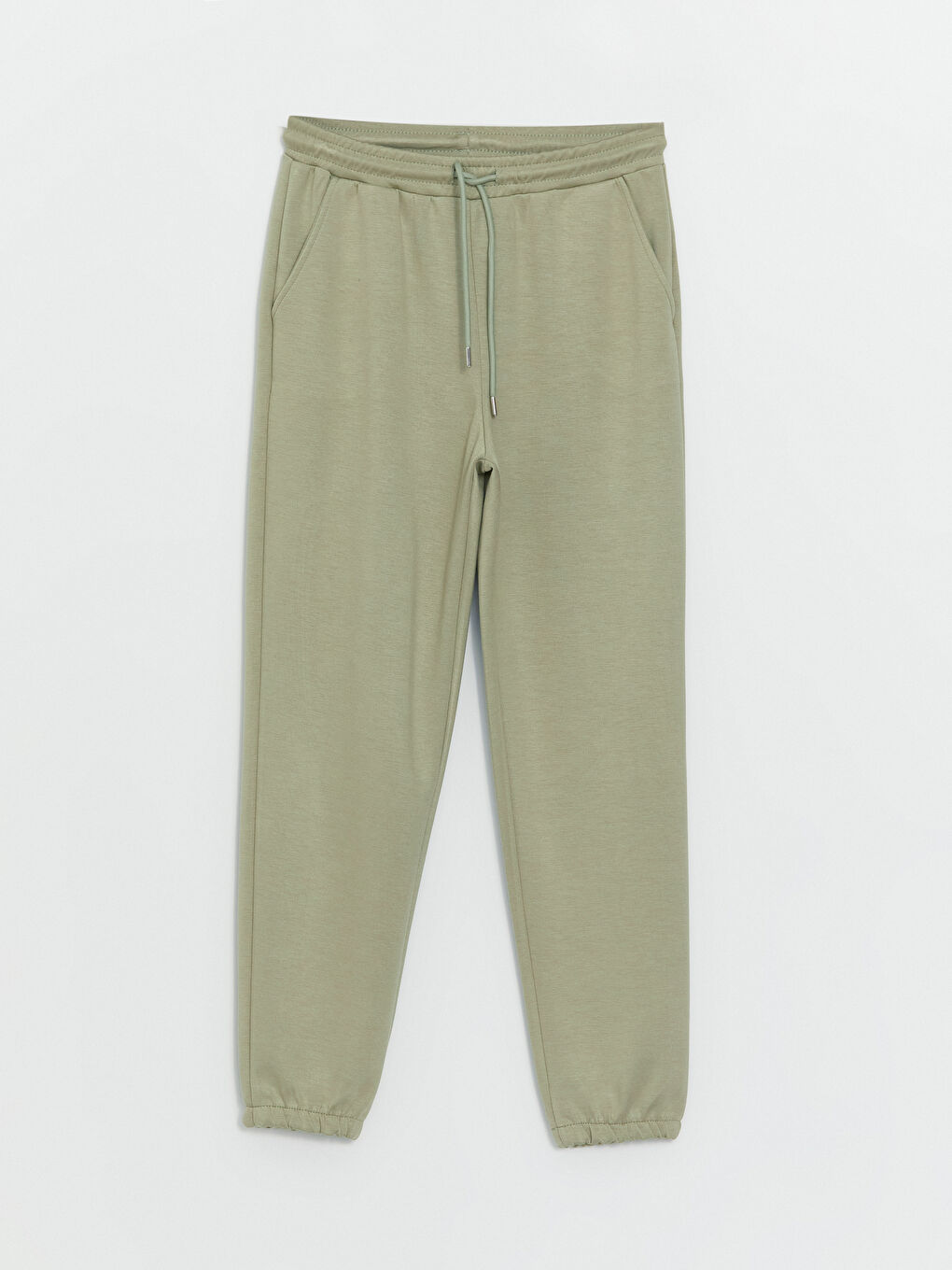 LCWAIKIKI Basic Γυναικεία Παντελόνια Φούτερ Joggers με Ελαστική Μέση και Απλό Σχέδιο -S48239Z8-GHY